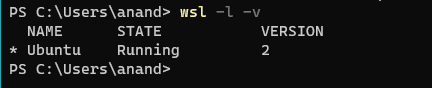 wsl-version